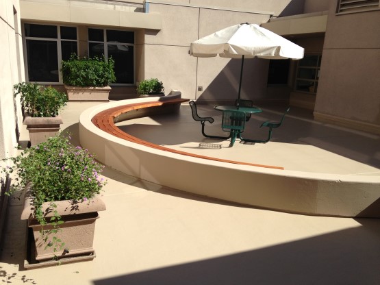 Hospital Patio Deck at Labor & Delivery Center